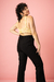 TOP TEJIDO MARCELLA - amarillo y blanco - en internet