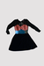 VESTIDO GILDA WARRIOR MANGA LARGA *7 (ENCAJE Y VELVET) - comprar online