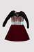 VESTIDO GILDA WARRIOR MANGA LARGA *13 (ENCAJE Y VELVET) - comprar online