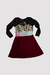VESTIDO GILDA WARRIOR MANGA LARGA *14 (ENCAJE Y VELVET) - comprar online