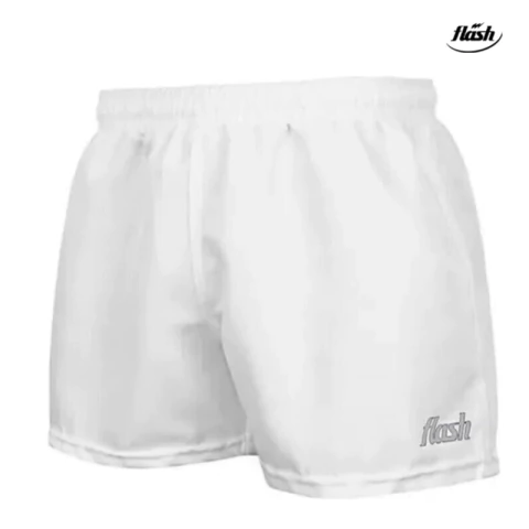 Short de rugby Flash Adulto blanco