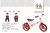 TRICICLO KONIG KIDS 2 FUNCIONES 63582 ROJO en internet