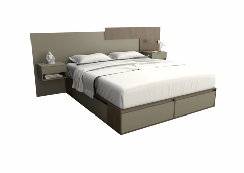 Box 1,80m 4 Cajones 2 Puertas Reversible Tables 6444
