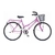 BICICLETA FUTURA 3577 R26 ROSA PINK PASEO FULL DAMA