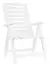 SILLON GARDENLIFE F760000 IPANEMA 5 POSIC. C/APOYABRAZO PLEGABLE BLANCO - comprar online