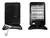 ESTUFA EIFFEL E521 INFRARROJA GIRATORIA 3 VELAS 600/1200W - comprar online