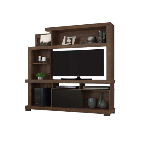 MODULAR DELOS VIENA TV 47P.CACAO/NEGRO 185X160X37 810001006204114