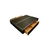 SOMMIER C/CAJON TAURUS CUERINA NEGRO 190X140 - comprar online