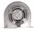 TURBINA EXTRACTOR DE BANO GALAXIA TD2 ACERO INOX - comprar online