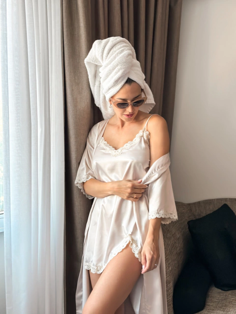 Camisón Beatrice - visón