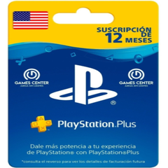 MEMBRESIA PSN PLUS 12 MESES USA