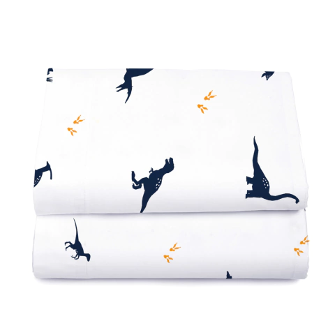 Lençol Berço Crescer Fase 2 Dino Patas