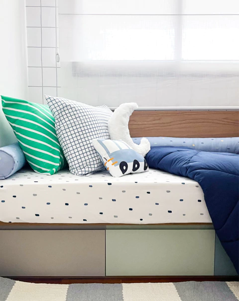 Lençol Mini Berço Drops