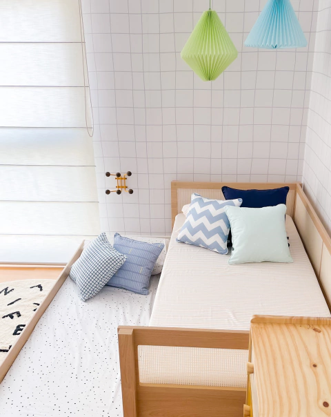 Kit 2 Peças - Lençol de Elástico e Fronha Listra Amarela