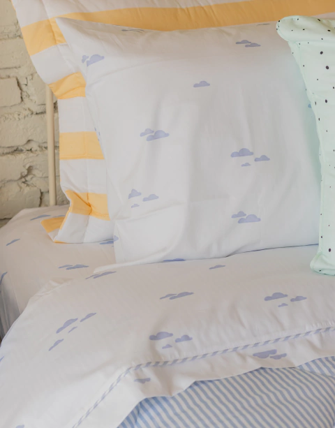 Lençol Nuvem Azul - comprar online