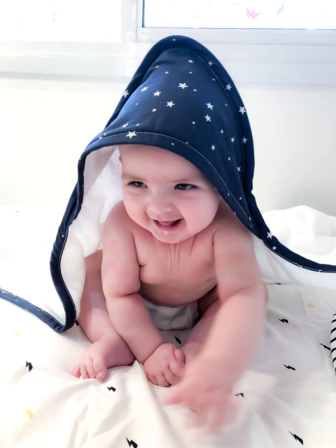 Toalha Estrela Azul Marinho