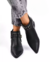 Botas texanitas de mujer cuero en cuero con tachas