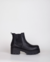 Borcego de cuero mujer con base de goma 