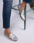 Mocasines de cuero con detalles mujer