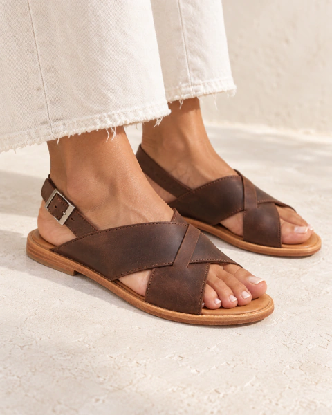 Sandalias de Cuero | Zoe Chocolate