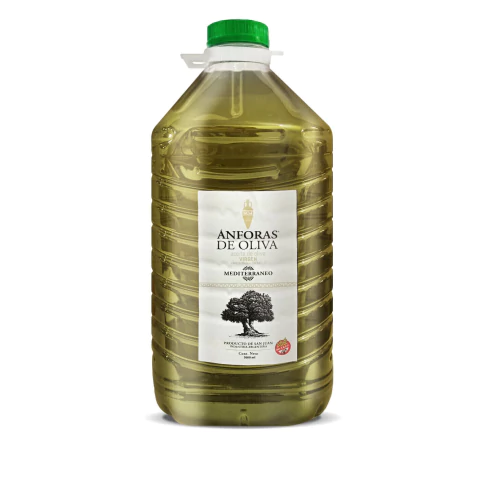 ACEITE OLIVA VIRGEN MEDITERR. ANFORAS X 5 LITROS S/TACC