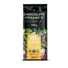 BARRA CHOCOLATE AMARGO ORGANICO 70% COLONIAL X 100 GS
