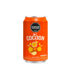 SODA PRE BIOTICA Y PRO BIOTICA SABOR NARANJA COCOON X 354 ML - comprar online