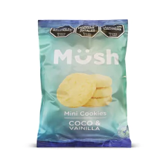 COOKIES DE VAINILLA Y COCO MUSH (BY SHIVA) X 120 GRS VEGANO