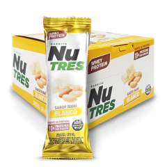 BARRITA PROTEICA MANI DE CHOCO BLANCO C/ WHEY PROTEIN NUTRES X 40 GRS S/TACC CAJA X 20 UN - comprar online