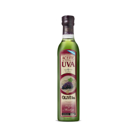 ACEITE DE PEPITAS DE UVA OLIVI HNOS. BOTELLA VIDRIO X 500 CC