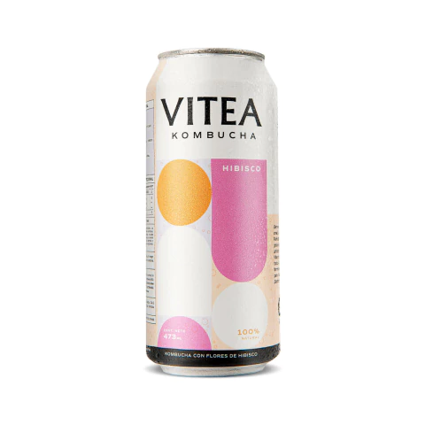 KOMBUCHA VITEA HIBISCUS BUENAS MALTAS LATA X 473 CC - comprar online