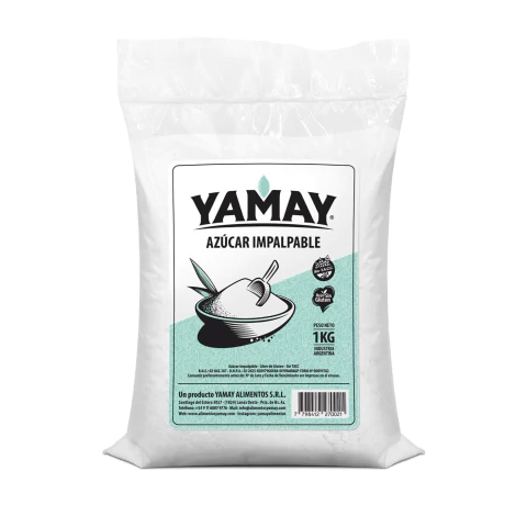 AZUCAR IMPALPABLE YAMAY X 1 KG S/TACC BOLSA TERMOSELLADA