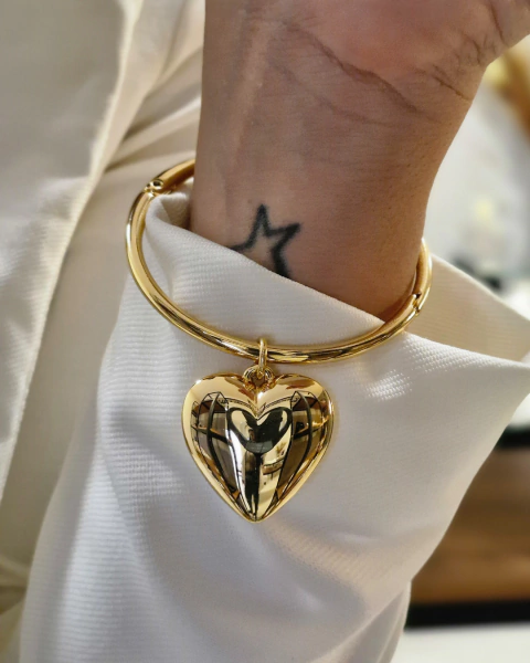 Bracelete Lyra Coração Semijoia - comprar online