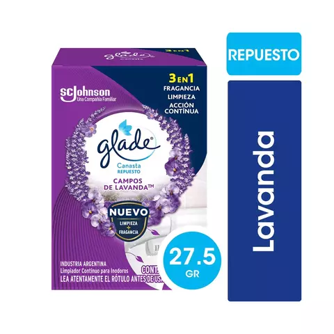 Glade Canasta Solida Repuesto Fragancias 27,5 Gr X 3 Un - comprar online