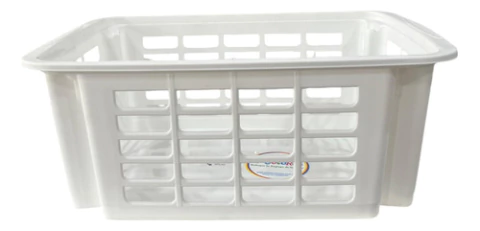 Canasto Plastico Rectangular Apilable Colores 35 Lts