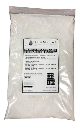 Cloro Granulado Disolución Rápida X Pack X Kg. - comprar online