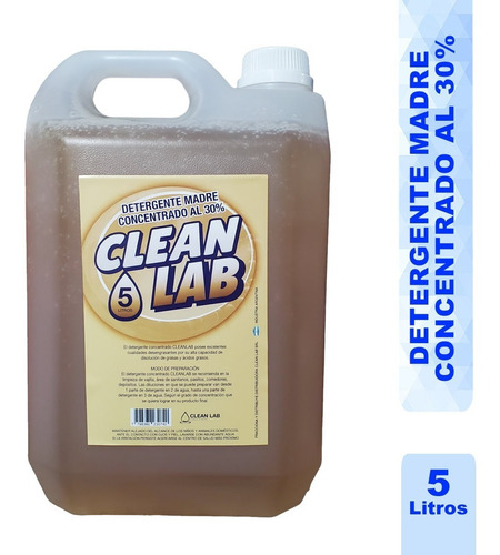 Detergente Madre Concentrado 30% 6 Kg Dilución 1 Más 3 - comprar online