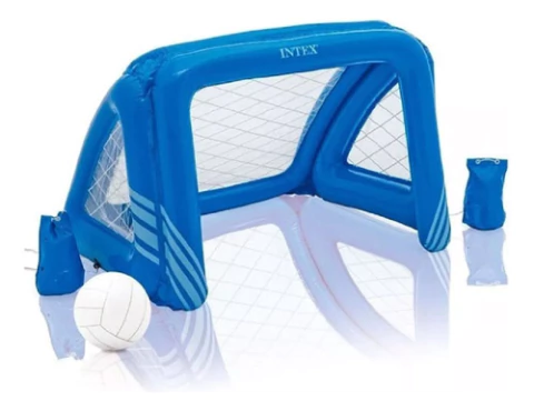 Arco Futbol Inflable Intex Inc Pelota Jardin Pileta Premium