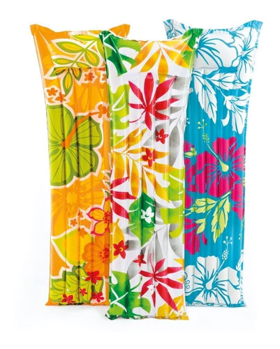 Colchoneta Inflable Pileta Intex Fashion 183 X 69 Cm