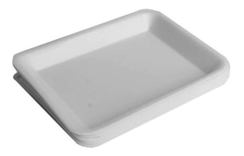 Bandeja Telgopor Nº 617 (14x14x1.5 Cm) X 100 Un
