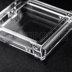 Transparente Rigida con Bisagra
