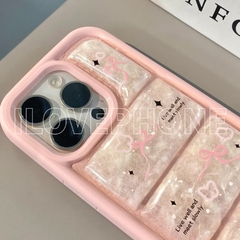Puffer Case - Pink Butterfly