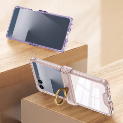 Transparente Esq Reforzadas & Anillo - Z Flip 7 en internet