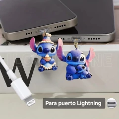Pin de Carga Stitch (x2 unid) Tapon Anti-Polvo