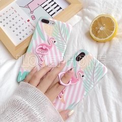 Pineapple Flamingo Case