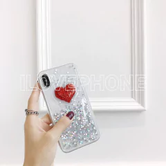 Pink & Red Heart - ilovephone