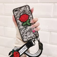 Lace & Red Rose - Correa & Strap