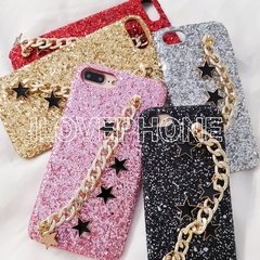 Glitter & Cadena Estrellas Metal