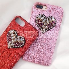 Glitter & Corazón Cristal - iPhone en internet