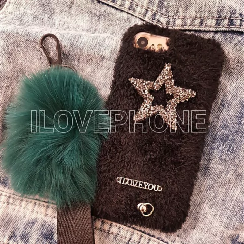 Peluche Star & Strap Pompon